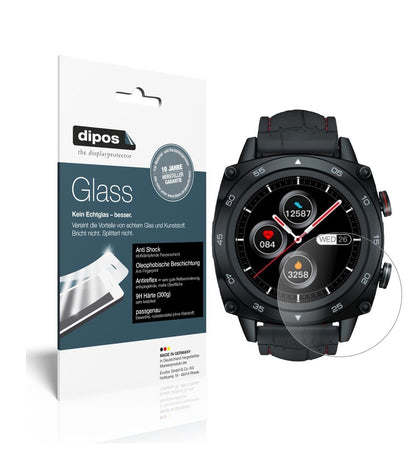 1x 9H Schutzfolie matt für Cubot C3 Smartwatch Pan (1)
