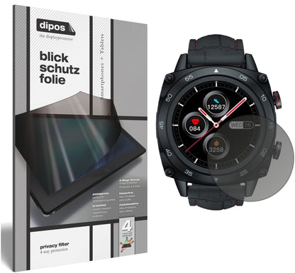 Blickschutzfolie für Cubot C3 Smartwatch matt Schu (1)