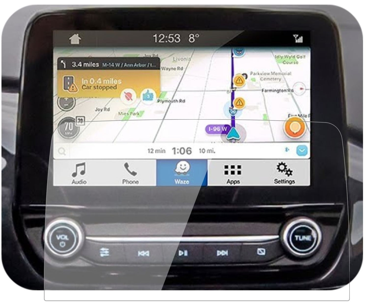 2x 9H Schutzfolie für Ford Kuga Display (ab 2020)  (2)