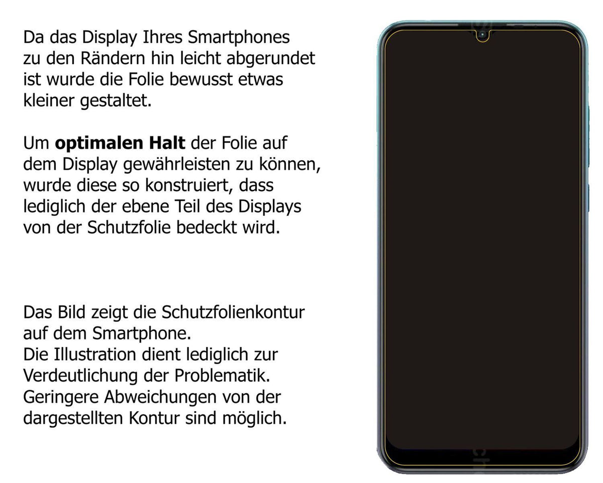 Blickschutzfolie für Gionee S12 Lite matt Schutzfo (5)