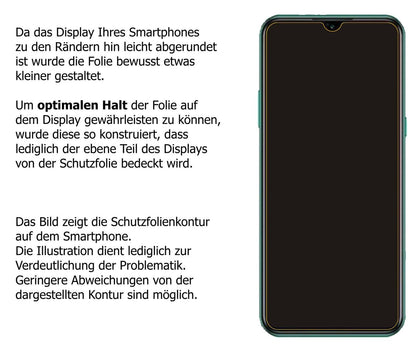 6x Schutzfolie matt für Doogee X95 (2020) Display- (6)