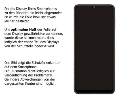 2x 9H Schutzfolie matt für Samsung Galaxy A32 5G P (3)