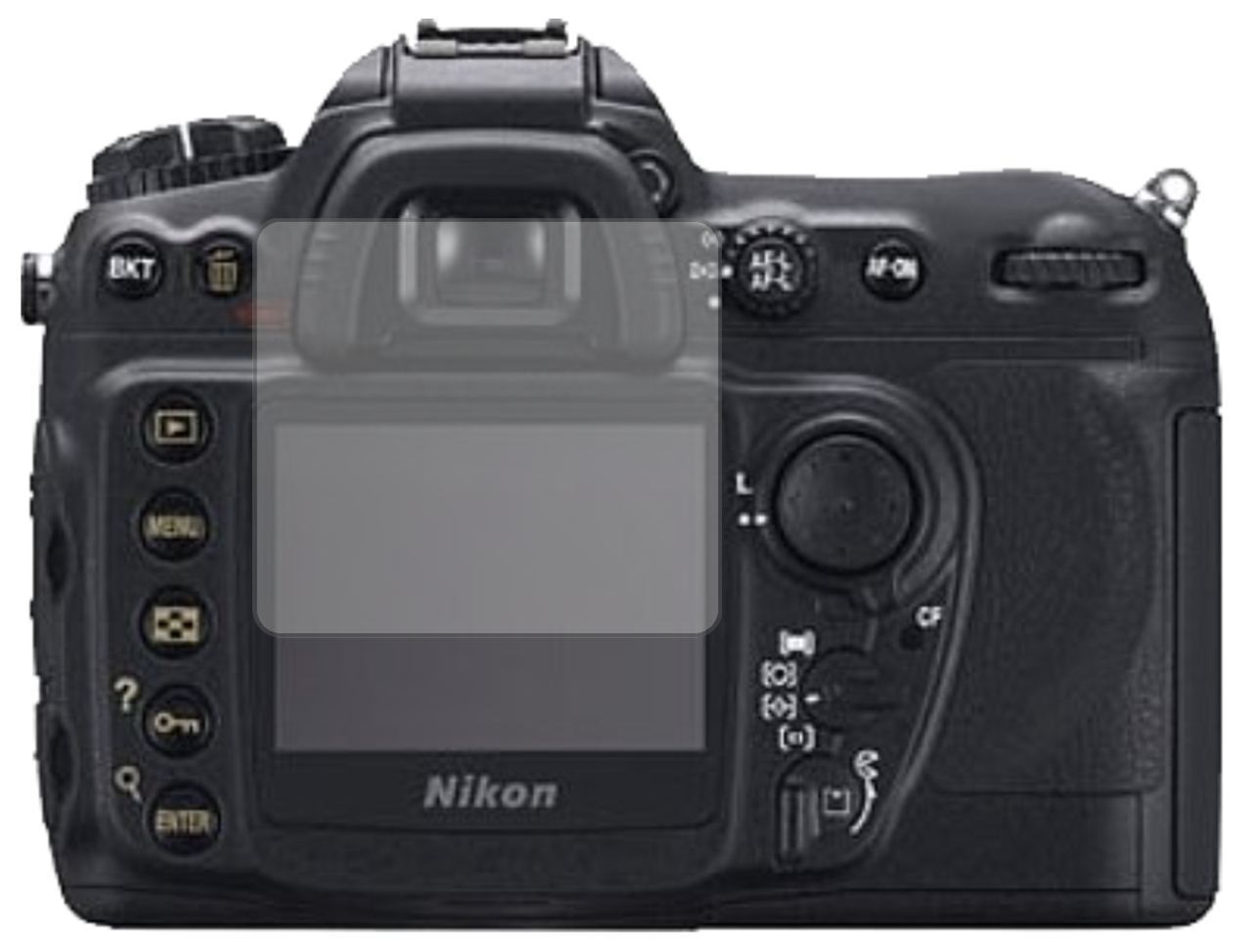 1x Schutzfolie matt für Nikon D200 Display-Schutzf (2)