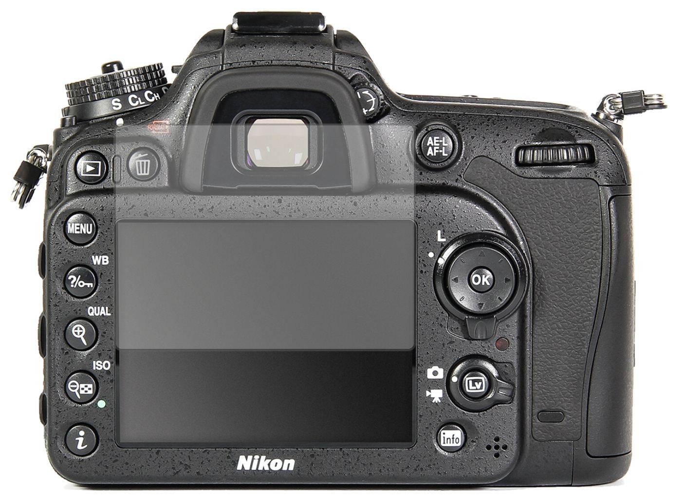 1x Schutzfolie matt für Nikon D7100 Display-Schutz (2)