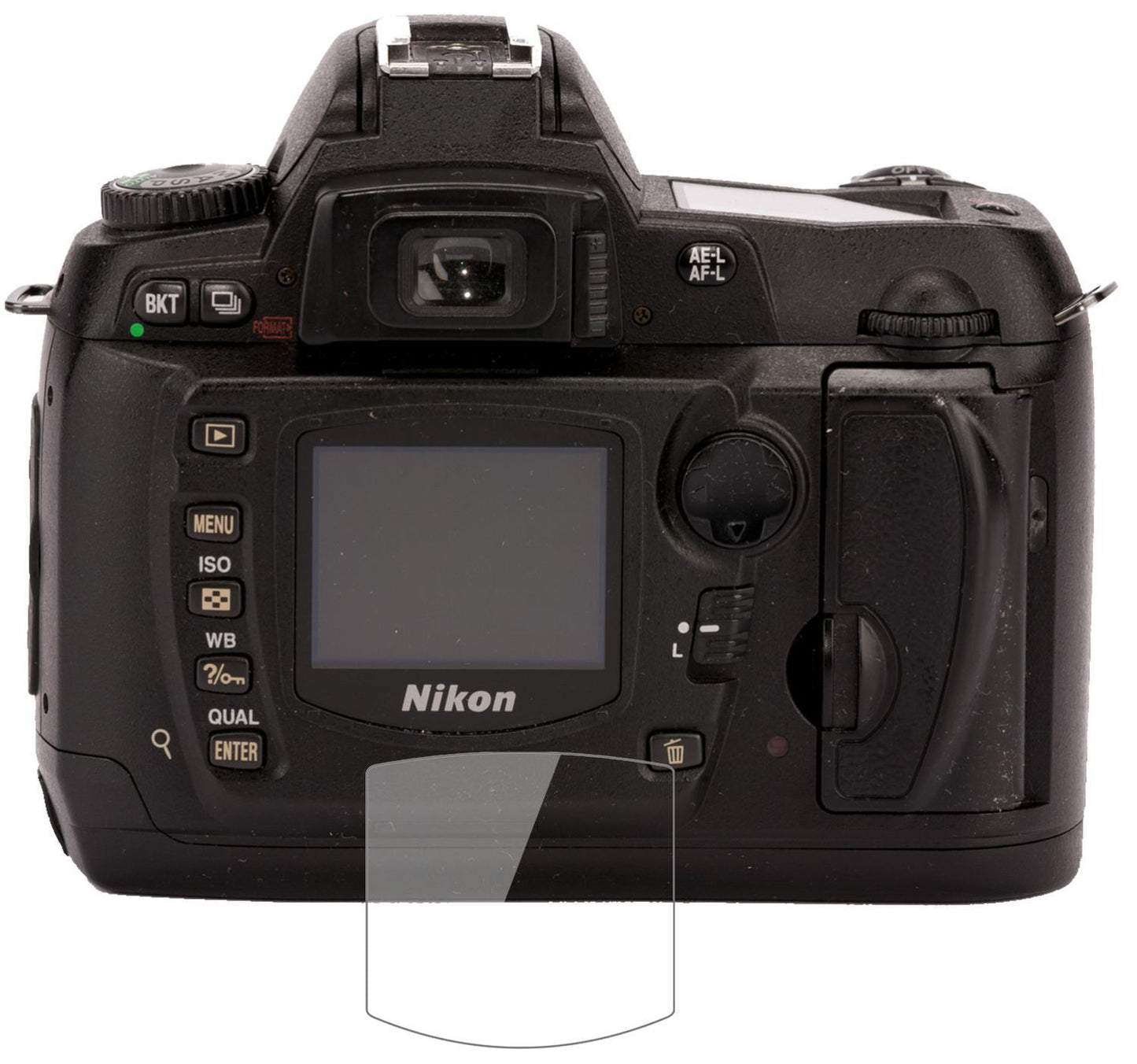 2x 9H Schutzfolie für Nikon D70 Panzerfolie (2)