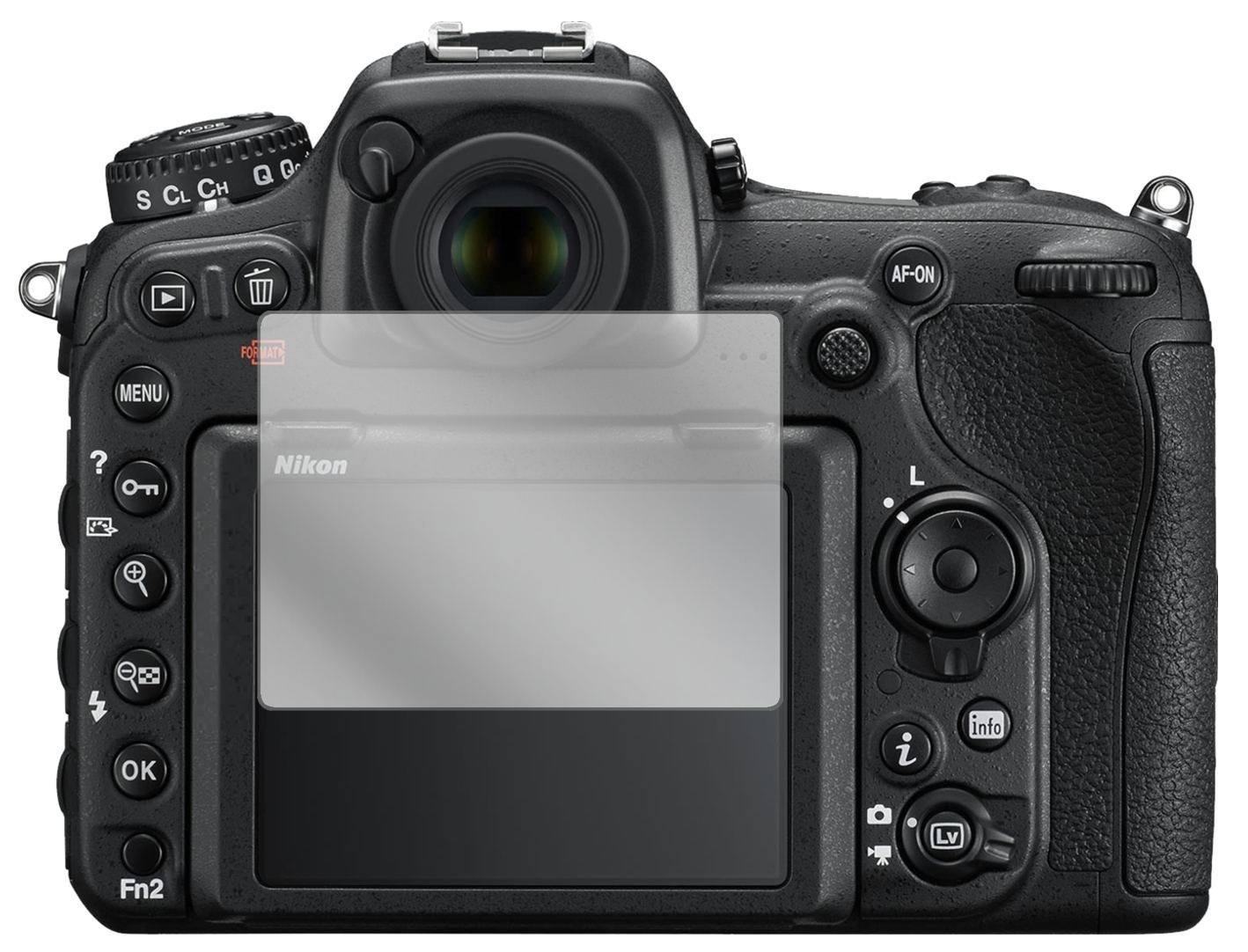 6x Schutzfolie klar für Nikon D500 Display-Schutzf (2)