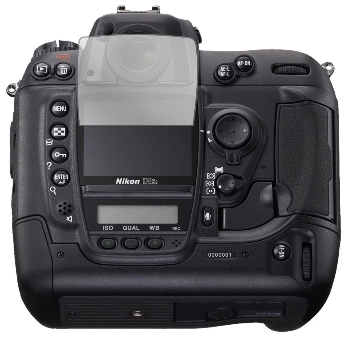 6x Schutzfolie klar für Nikon D2X Display-Schutzfo (2)