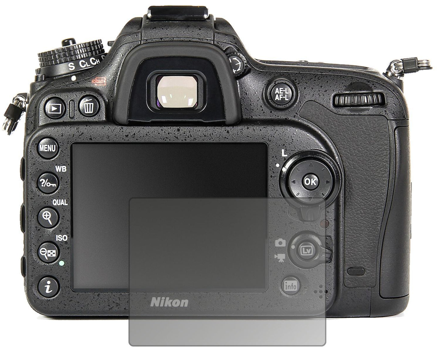 Blickschutzfolie für Nikon D7100 matt Schutzfolie  (1)