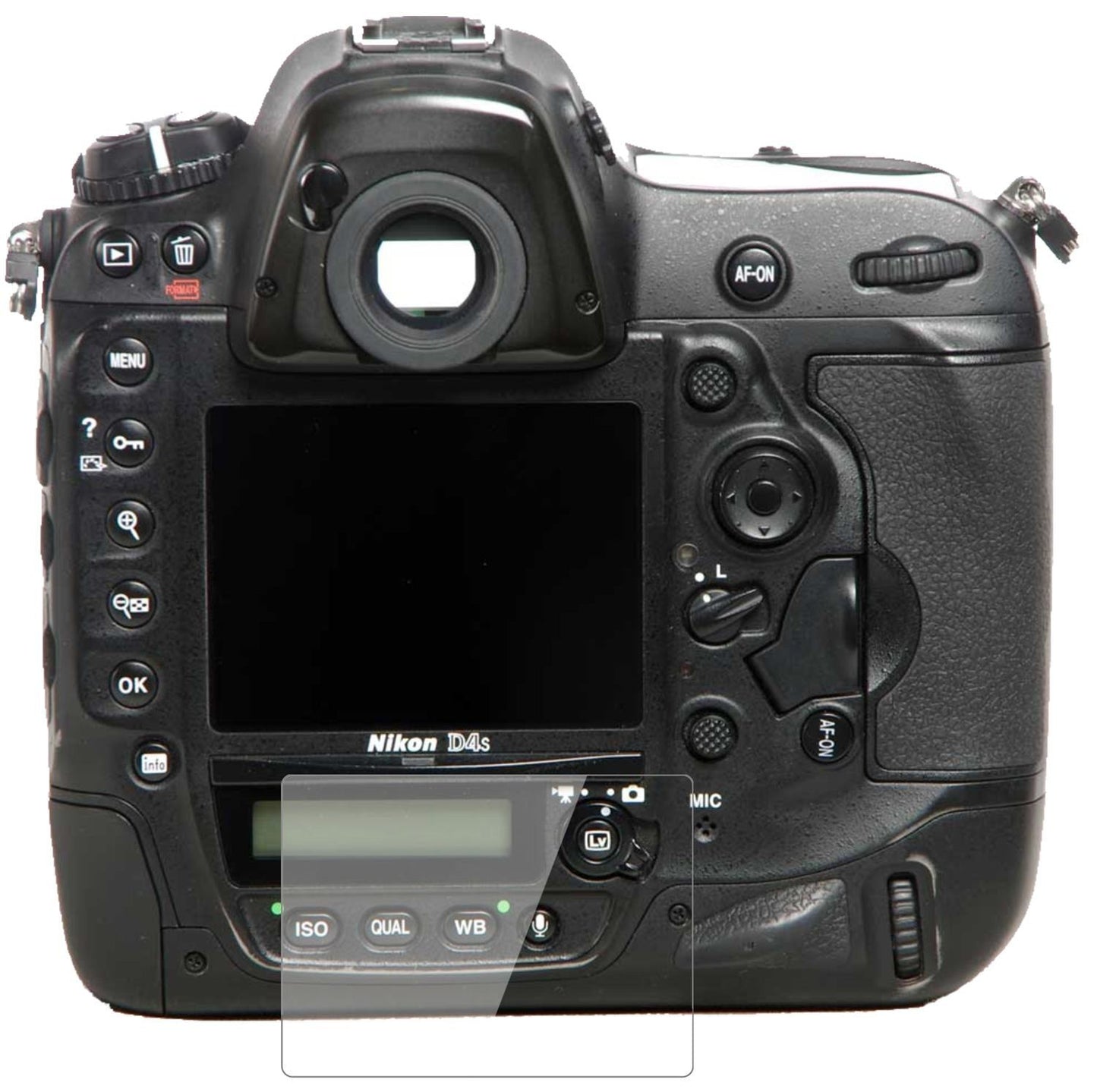 1x 9H Schutzfolie für Nikon D4s Panzerfolie (3)