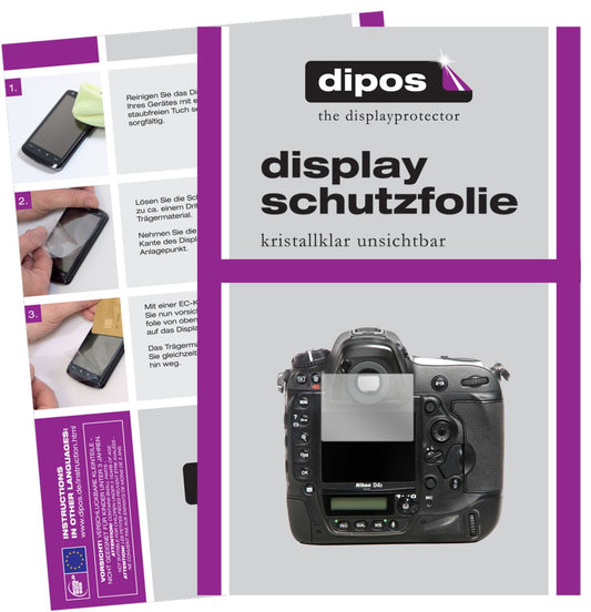 5x Schutzfolie klar für Nikon D4s Display-Schutzfo (1)