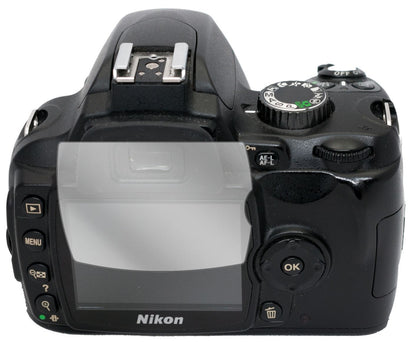 2x Schutzfolie klar für Nikon D60 Display-Schutzfo (2)
