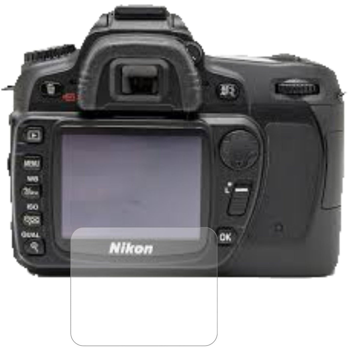1x 9H Schutzfolie matt für Nikon D80 Panzerfolie (2)