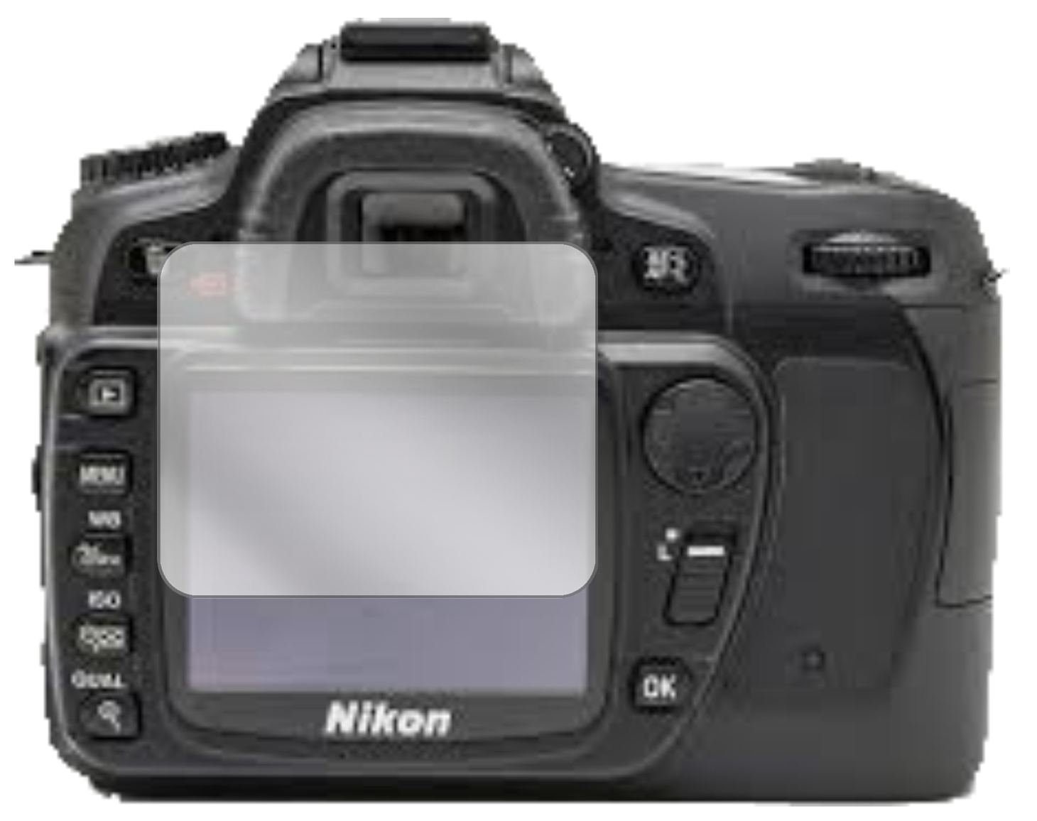 2x Schutzfolie klar für Nikon D80 Display-Schutzfo (2)