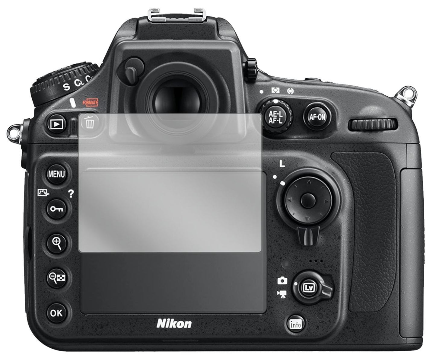 6x Schutzfolie klar für Nikon D810E Display-Schutz (2)