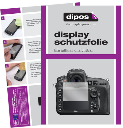 2x Schutzfolie klar für Nikon D810A Display-Schutz (1)