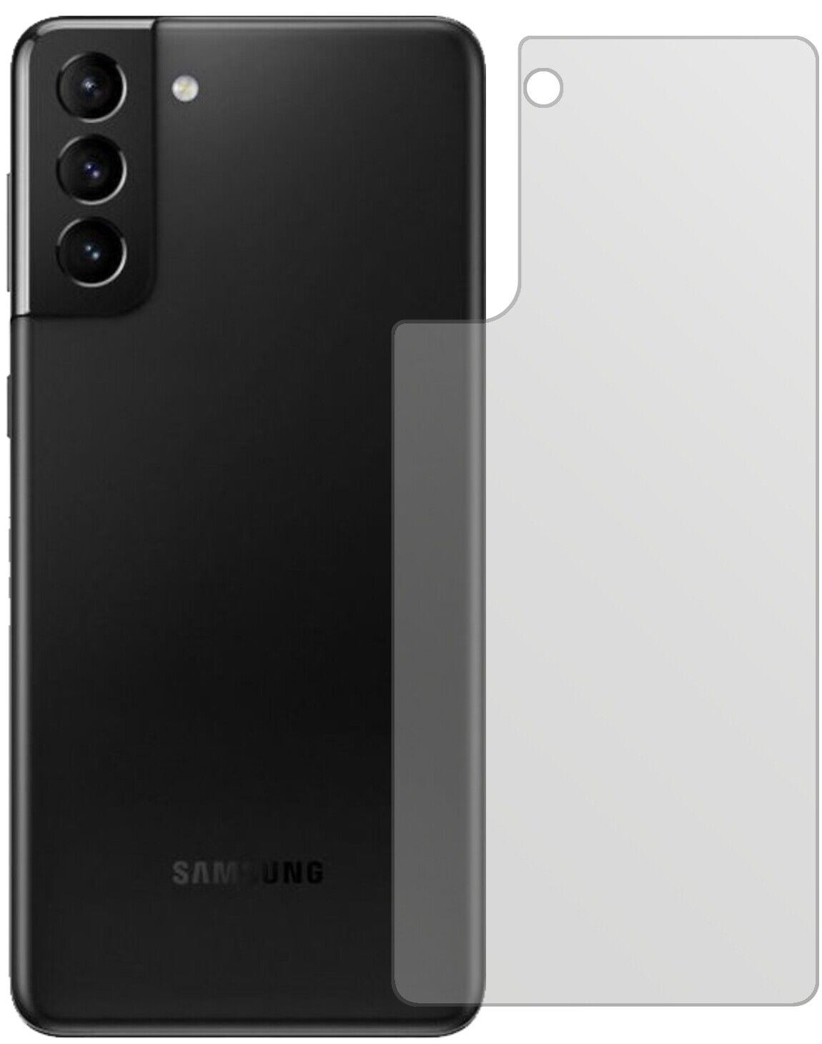 5x Schutzfolie matt für Samsung Galaxy S21 Plus Rü (2)