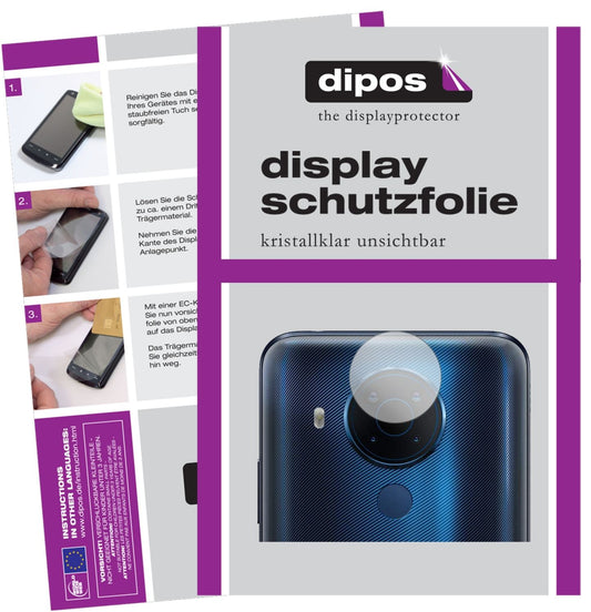 6x Schutzfolie klar für Nokia 5.4 Kameralinse Disp (1)