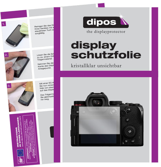 5x Schutzfolie klar für Panasonic Lumix DC-S5 Disp (1)