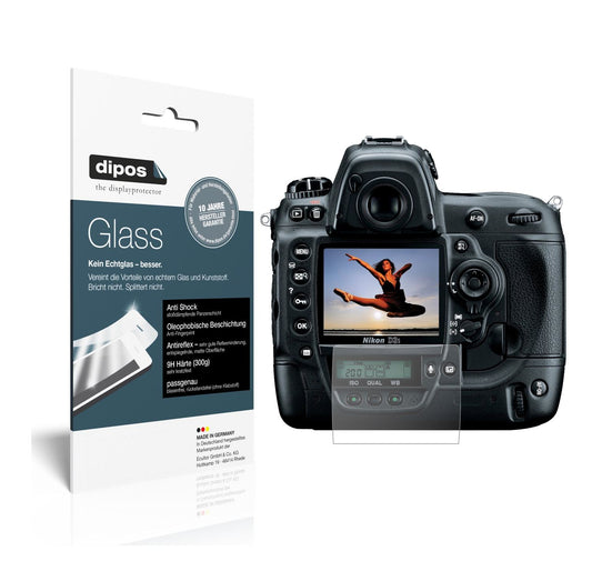 2x 9H Schutzfolie matt für Nikon D3S Panzerfolie (1)