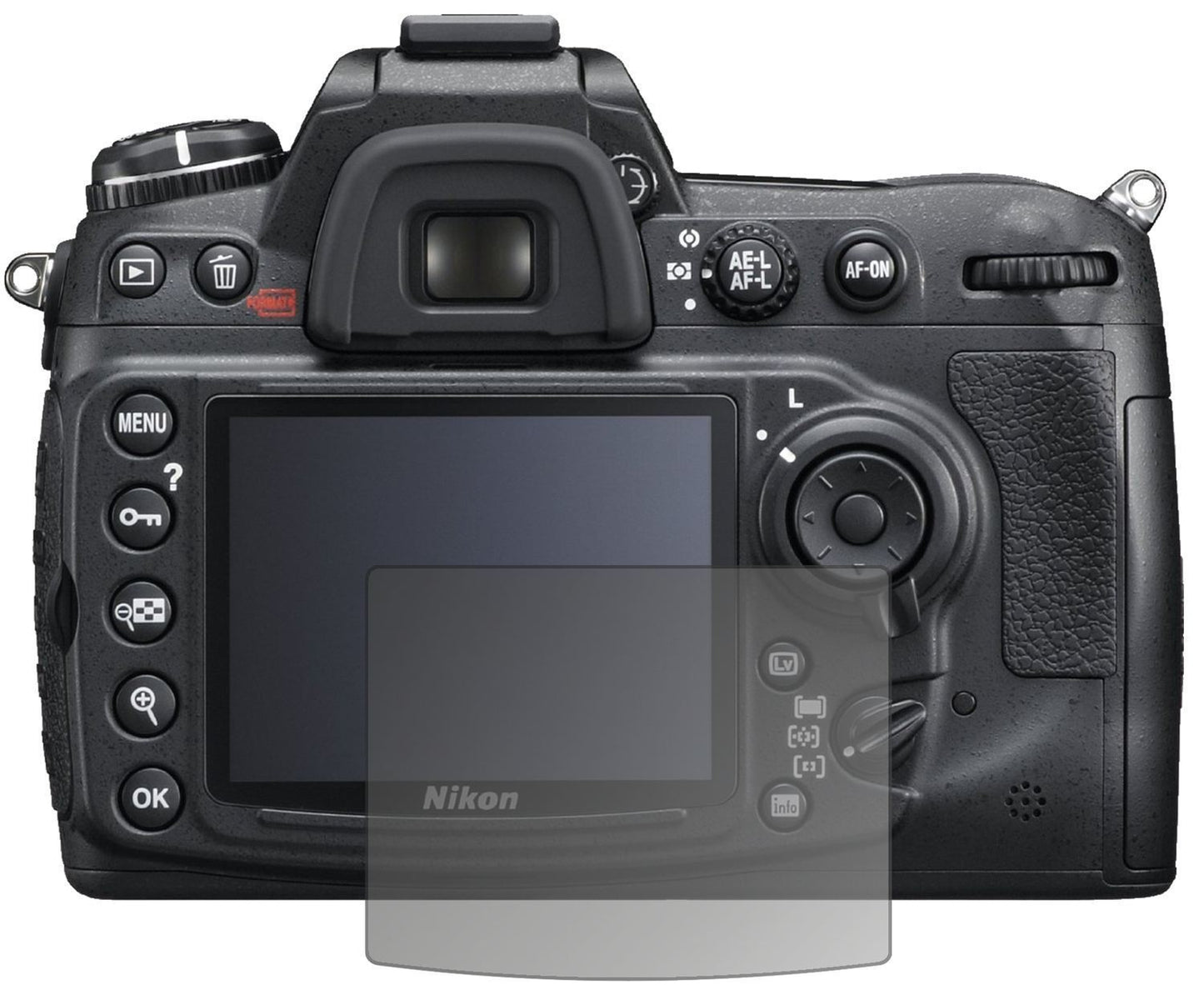 Blickschutzfolie für Nikon D300S matt Schutzfolie  (1)