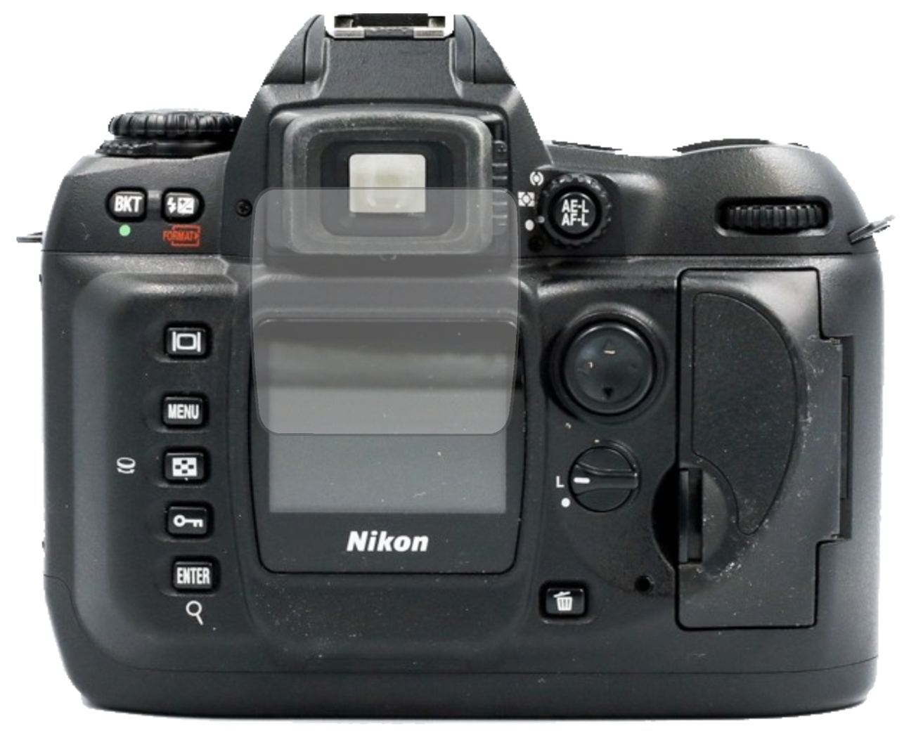 1x Schutzfolie matt für Nikon D100 Display-Schutzf (2)