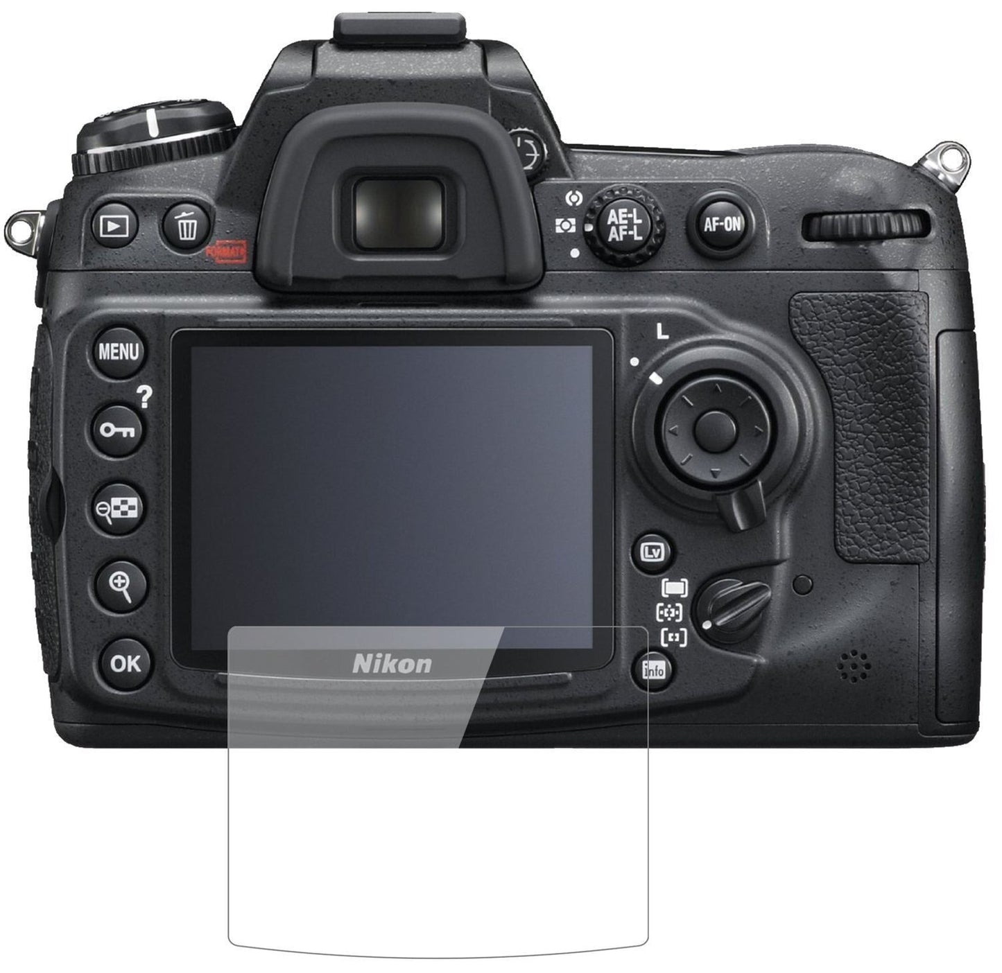 2x 9H Schutzfolie für Nikon D300S Panzerfolie (2)