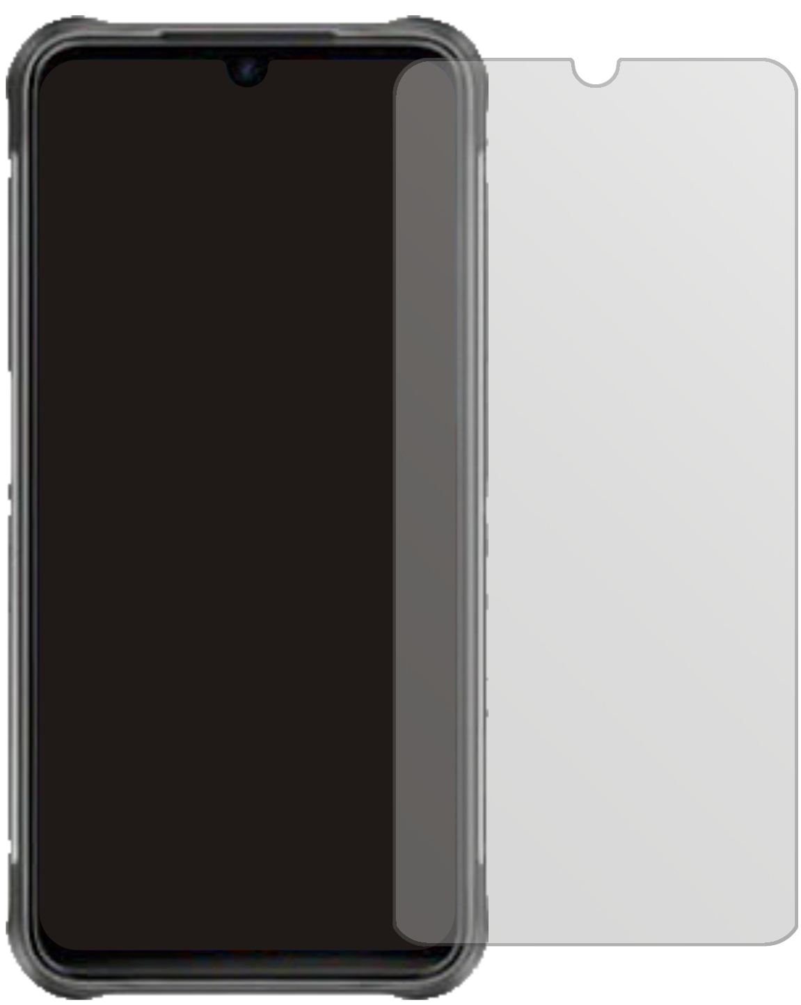 2x Schutzfolie matt für Umidigi Bison Display-Schu (2)