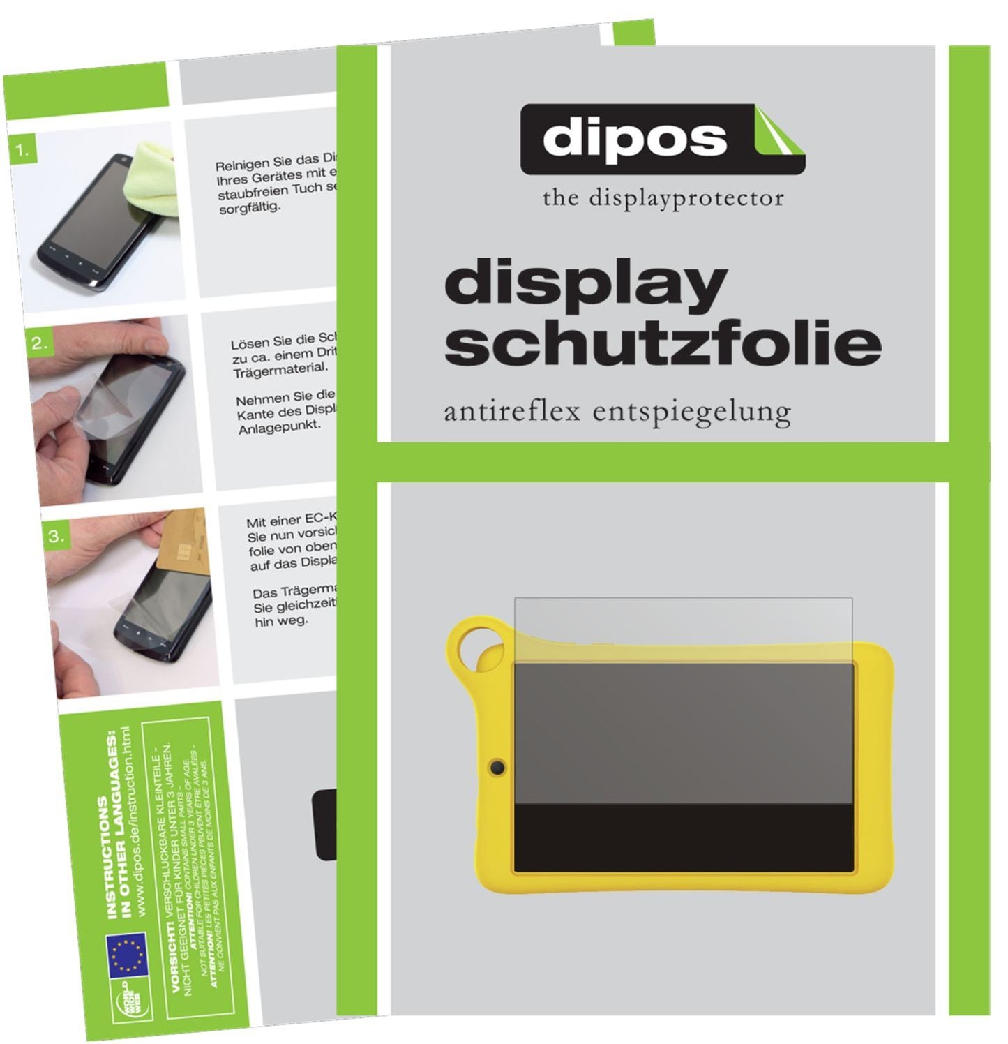 2x Schutzfolie matt für Alcatel TKEE MID Display-S (1)