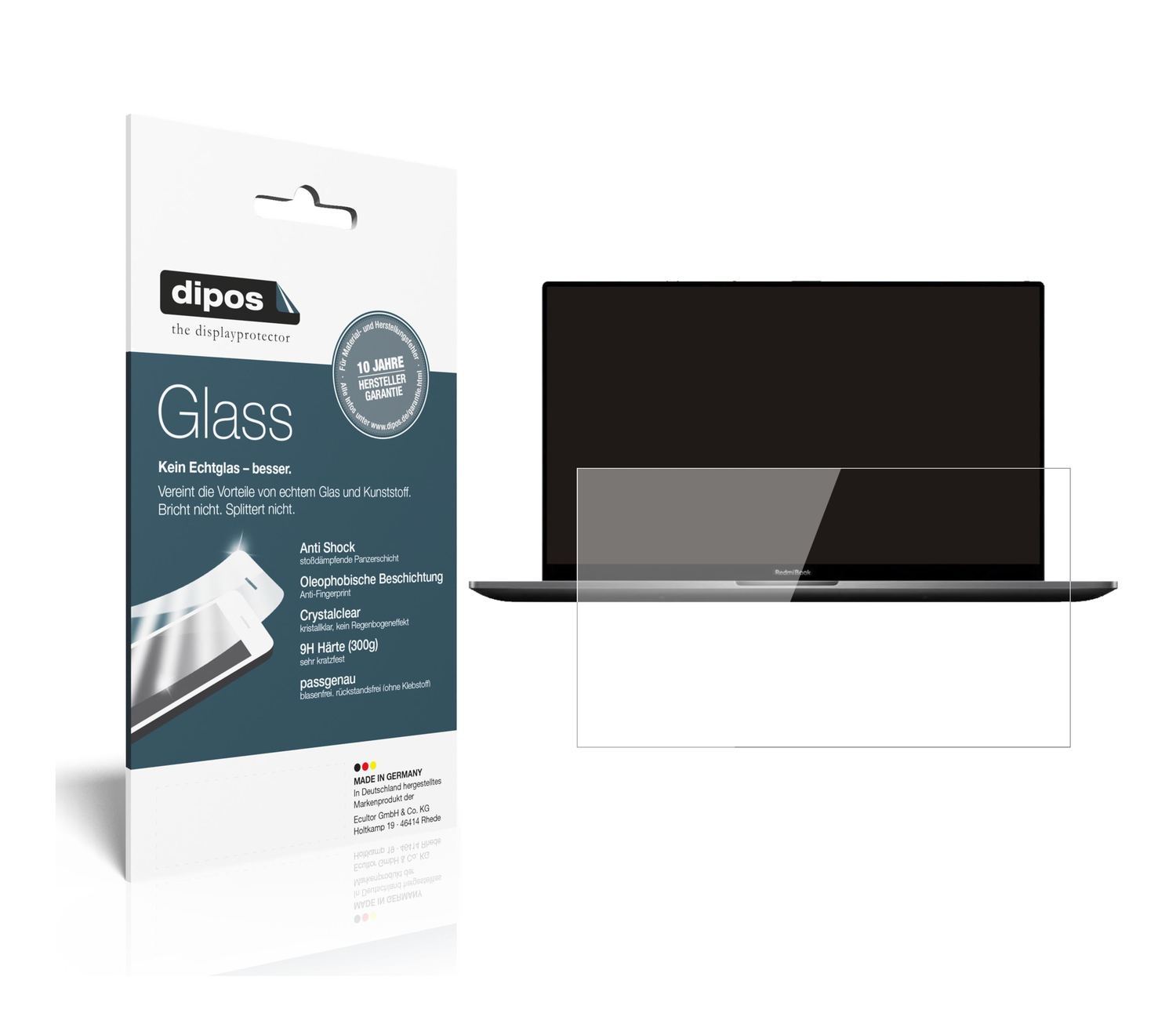 2x 9H Schutzfolie für Xiaomi RedmiBook 16 16.1 Zol (1)