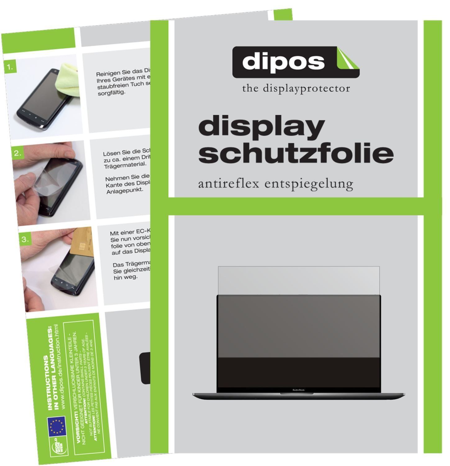 2x Schutzfolie matt für Xiaomi RedmiBook 16 16.1 Z (1)
