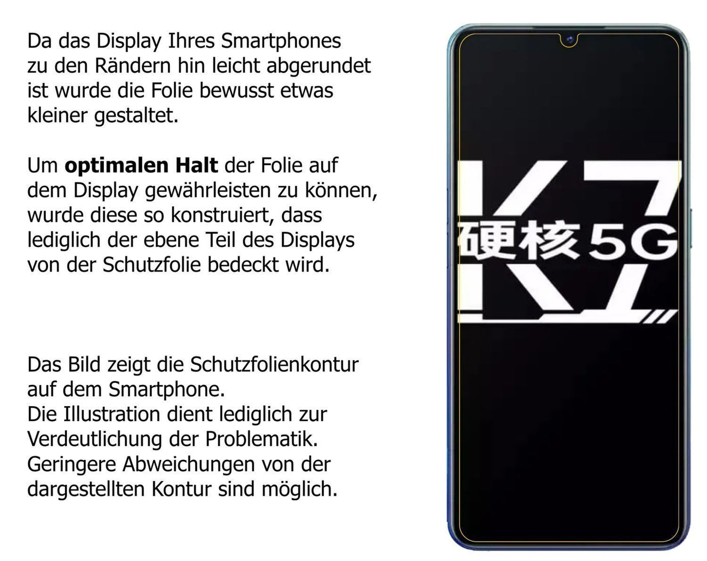 1x Schutzfolie matt für Oppo K7 5G Display-Schutzf (6)