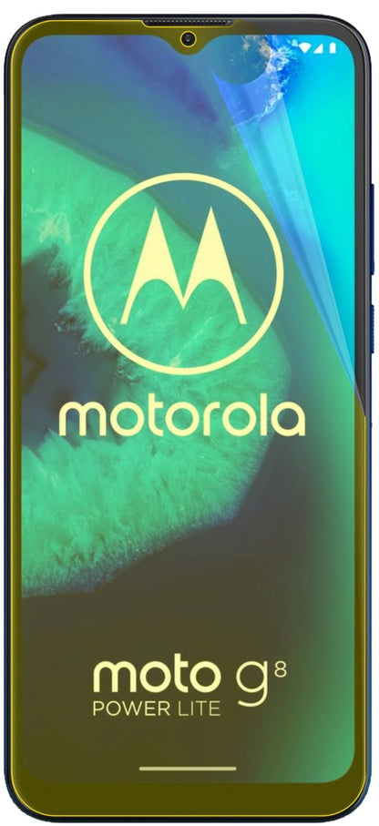 2x 3D Full Cover Schutzfolie für Motorola Moto G8  (3)