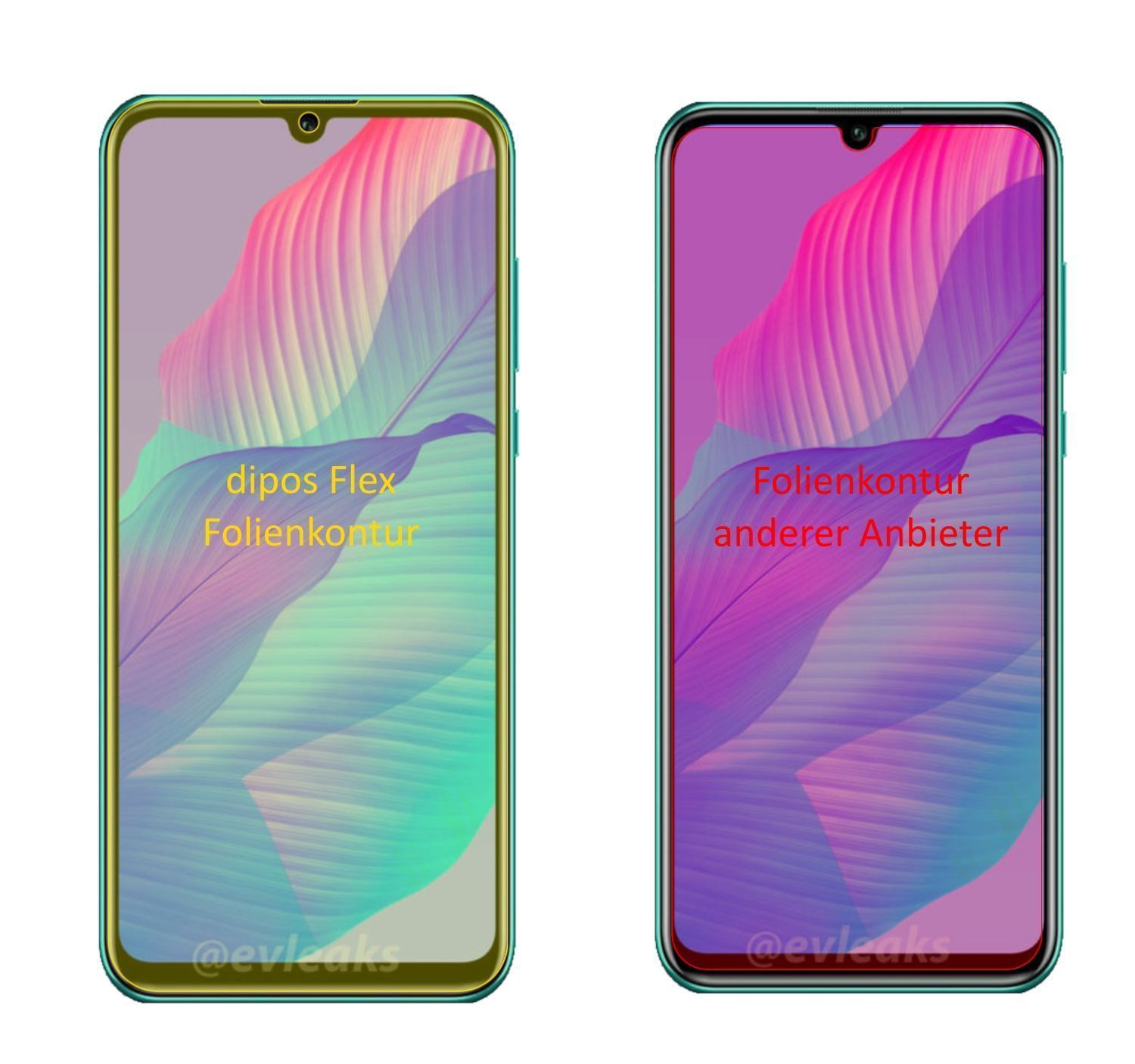 3x 3D Full Cover Schutzfolie für Huawei P Smart S (2)