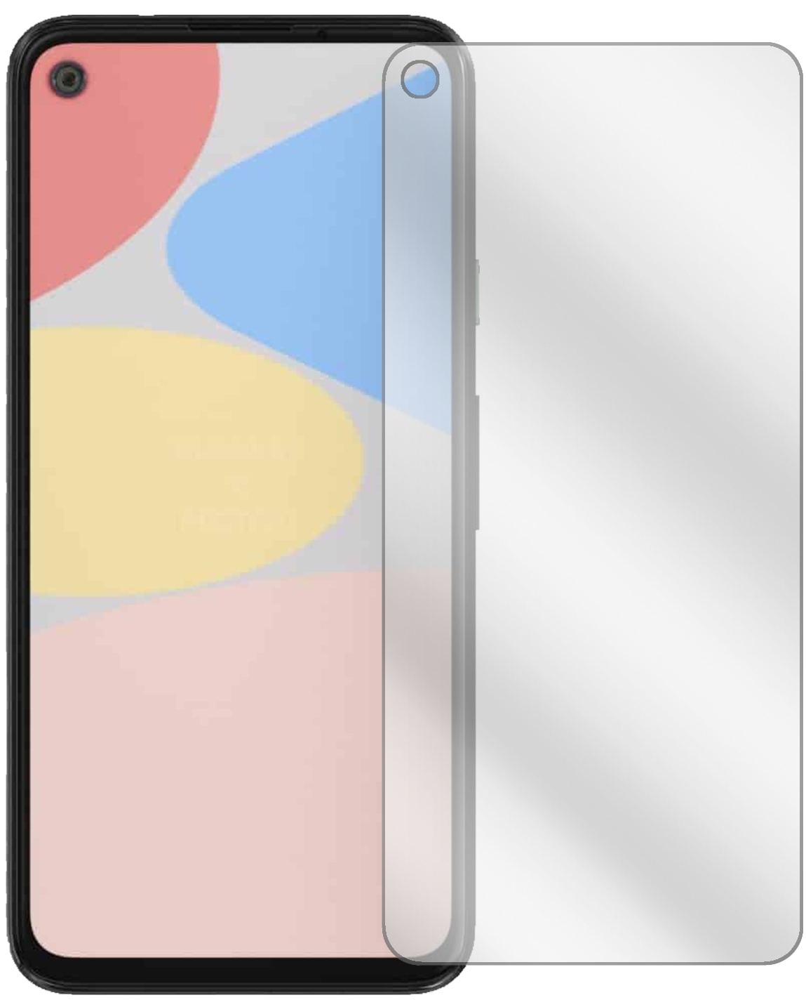 5x Schutzfolie klar für Google Pixel 4a 5G Display (2)