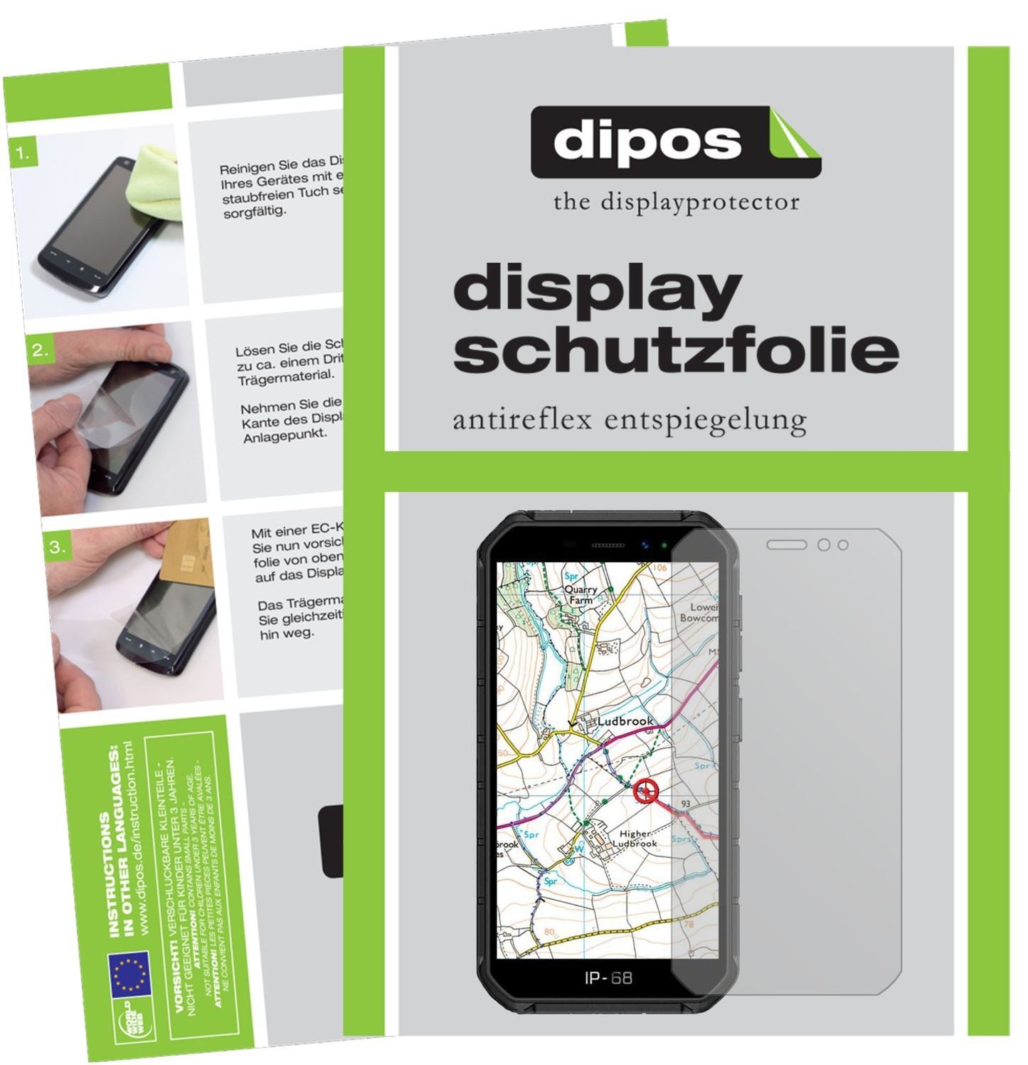 5x Schutzfolie matt für Ulefone Armor X7 Pro Displ (1)