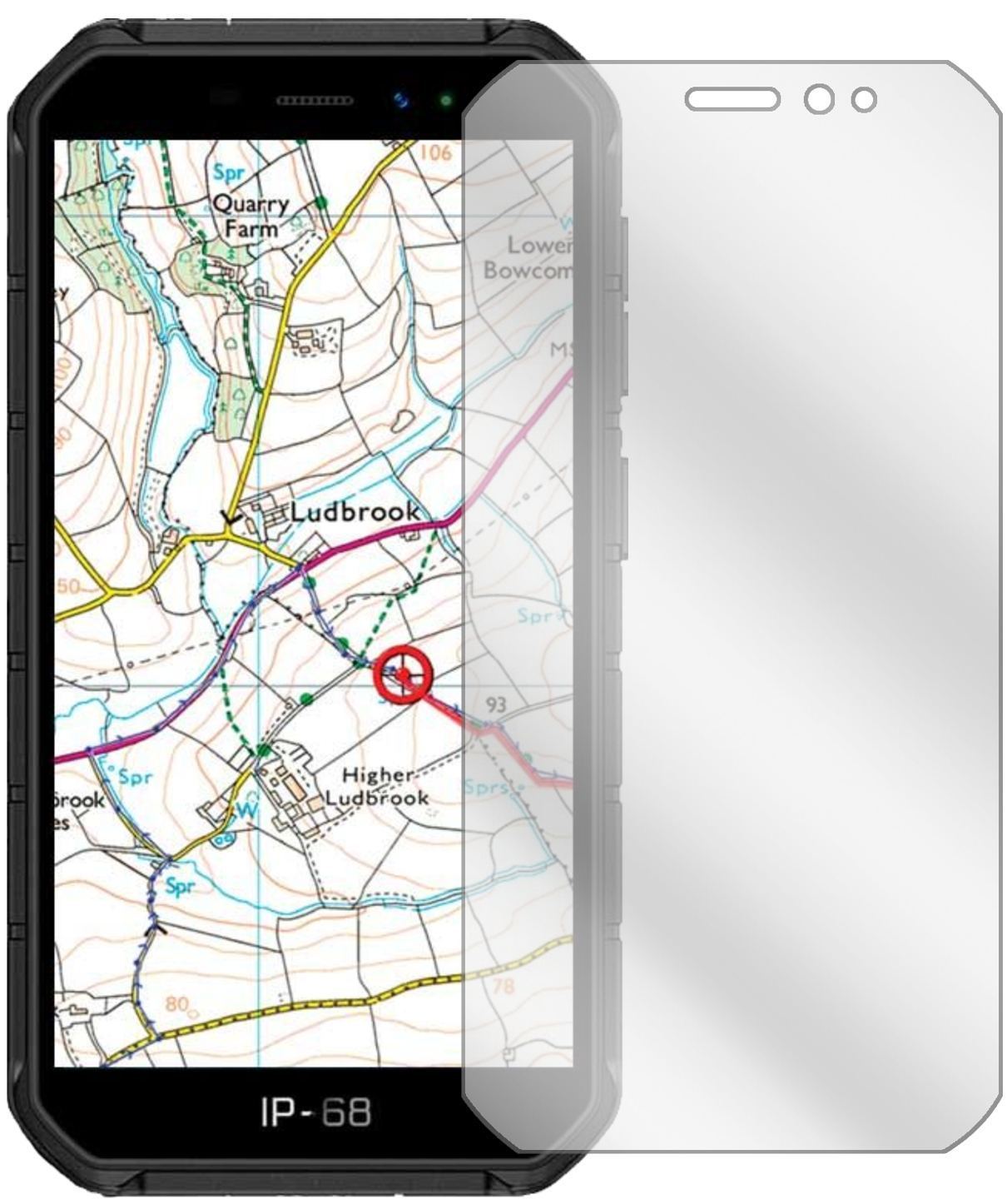 5x Schutzfolie klar für Ulefone Armor X7 Pro Displ (2)