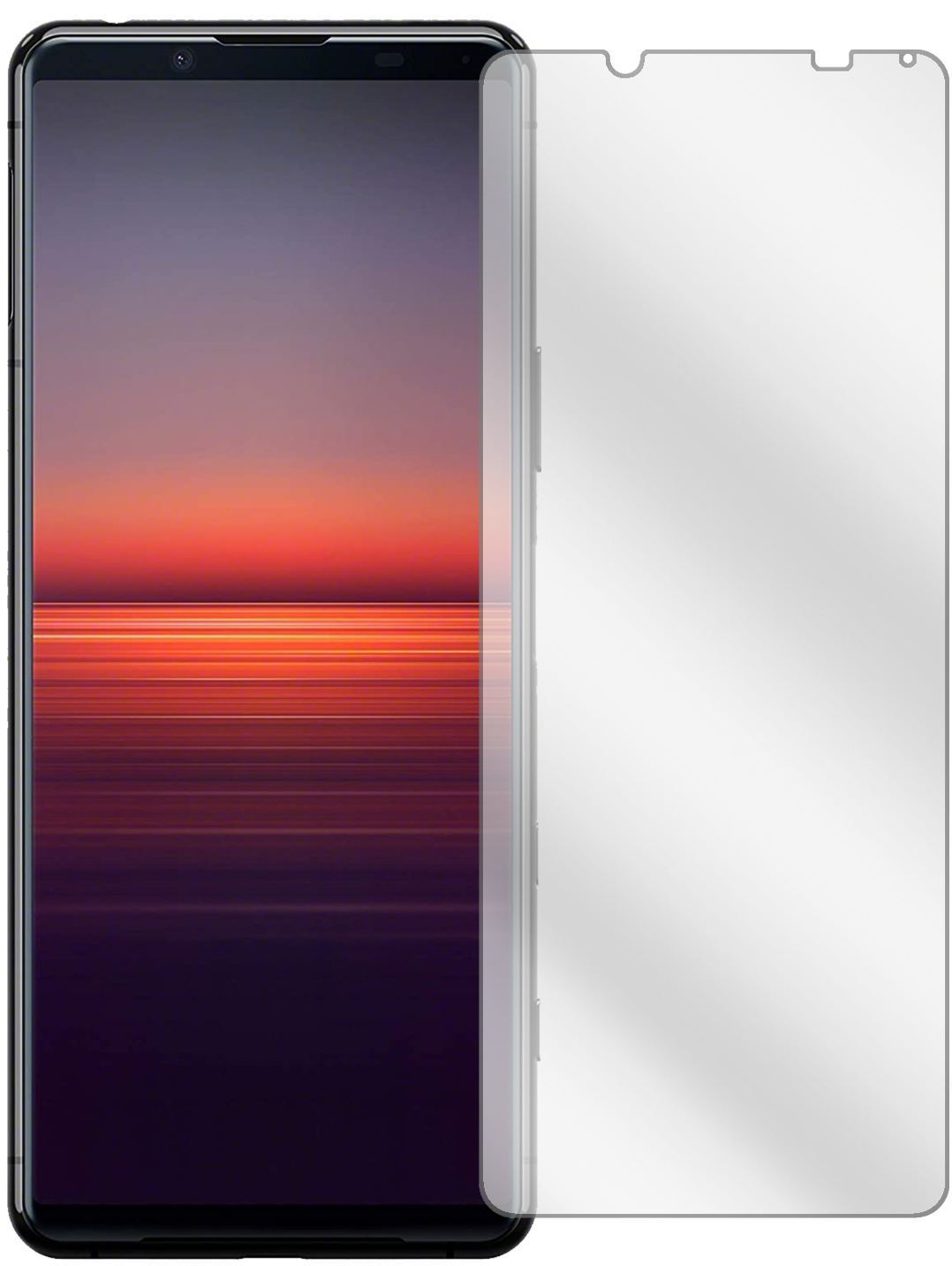 5x Schutzfolie klar für Sony Xperia 5 II Display-S (2)
