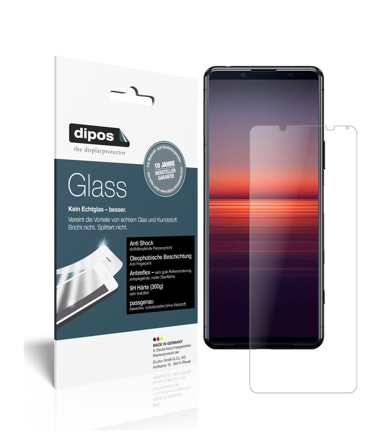 2x 9H Schutzfolie matt für Sony Xperia 5 II Panzer (1)