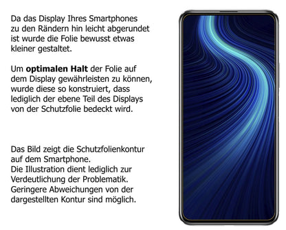 2x 9H Schutzfolie für Honor X10 5G Panzerfolie (3)