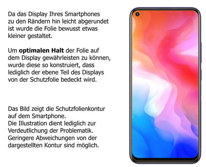 2x 9H Schutzfolie für Vivo Y30 Panzerfolie (3)