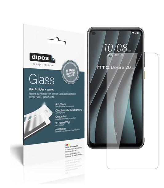 2x 9H Schutzfolie für HTC Desire 20 Pro Panzerfoli (1)