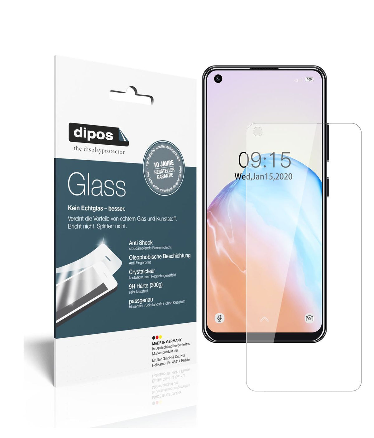 2x 9H Schutzfolie für Oukitel C18 Pro Panzerfolie (1)
