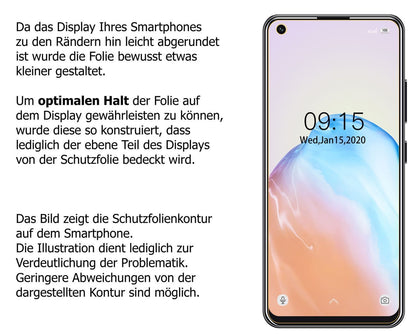 2x 9H Schutzfolie für Oukitel C18 Pro Panzerfolie (3)