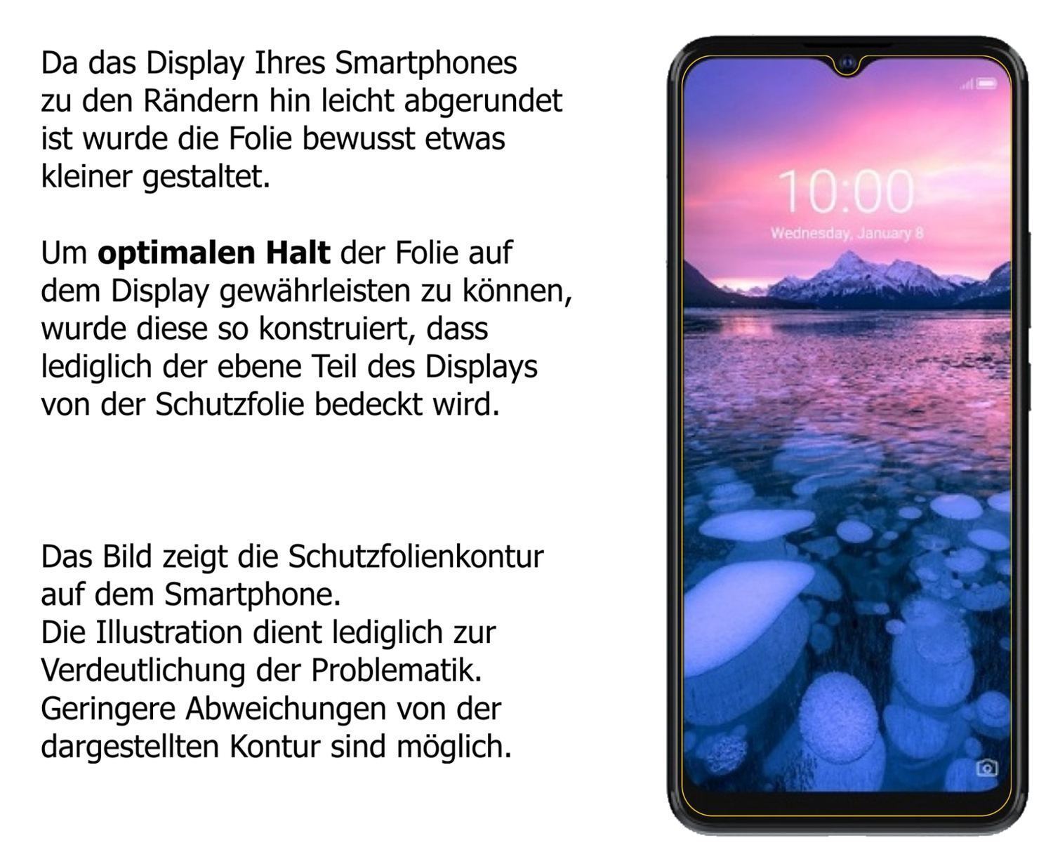 1x Schutzfolie matt für ZTE Blade 20 5G Display-Sc (6)