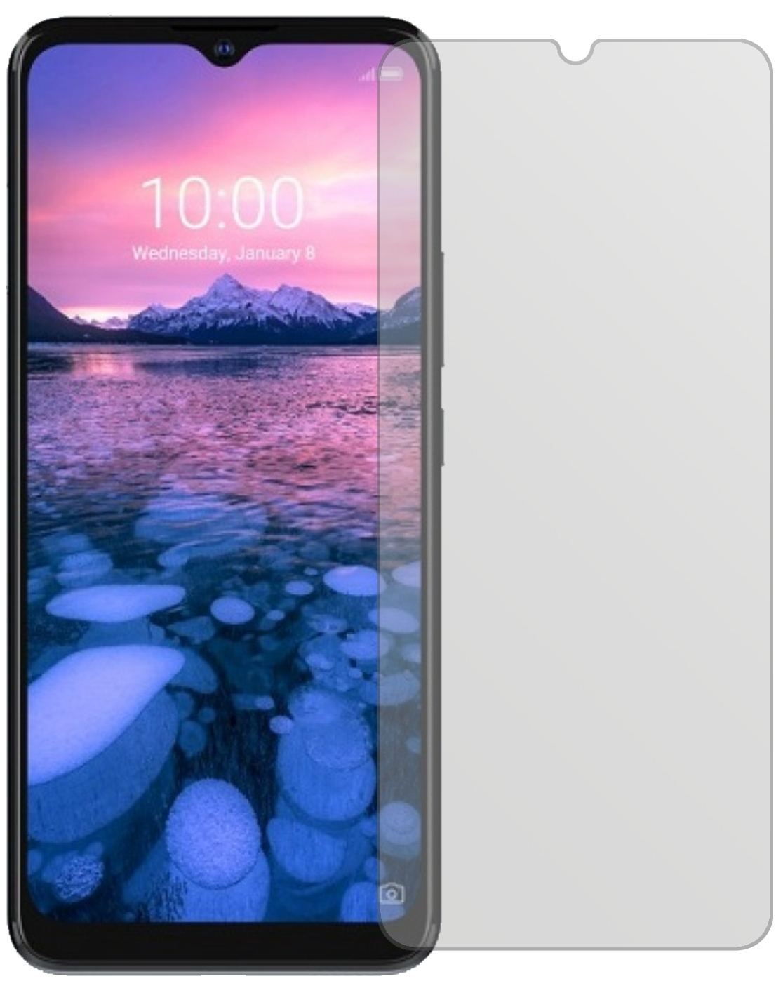 2x Schutzfolie matt für ZTE Blade 20 5G Display-Sc (2)