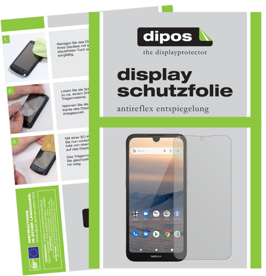 2x Schutzfolie matt für Nokia 46082 Display-Schutz (1)