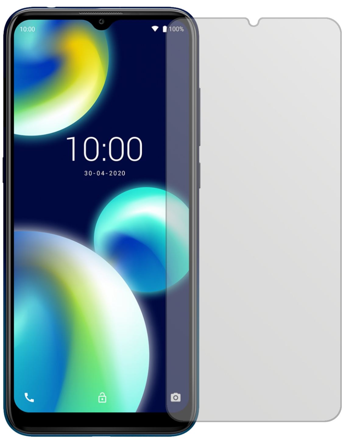 1x Schutzfolie matt für Wiko View 4 Lite Display-S (2)