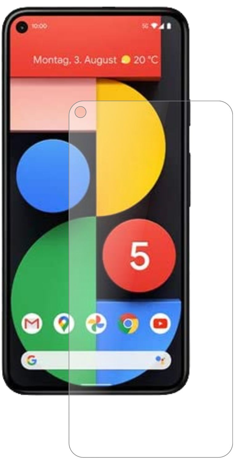 1x 9H Schutzfolie matt für Google Pixel 5 Panzerfo (2)