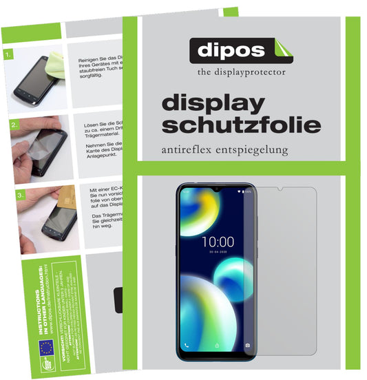 6x Schutzfolie matt für Wiko View 4 Lite Display-S (1)