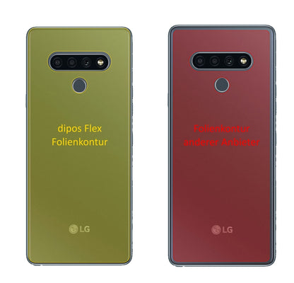 3x 3D Full Cover Schutzfolie für LG K71 Rückseite (2)